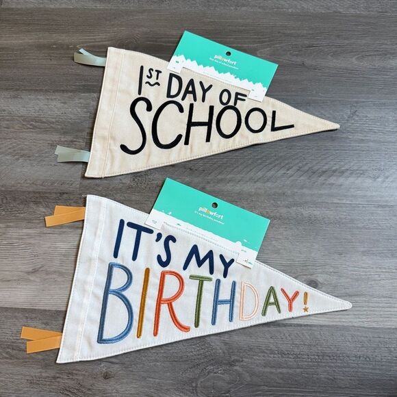 Other - Pennant Flags Birthday School Bundle NEW Home Decor Colorful